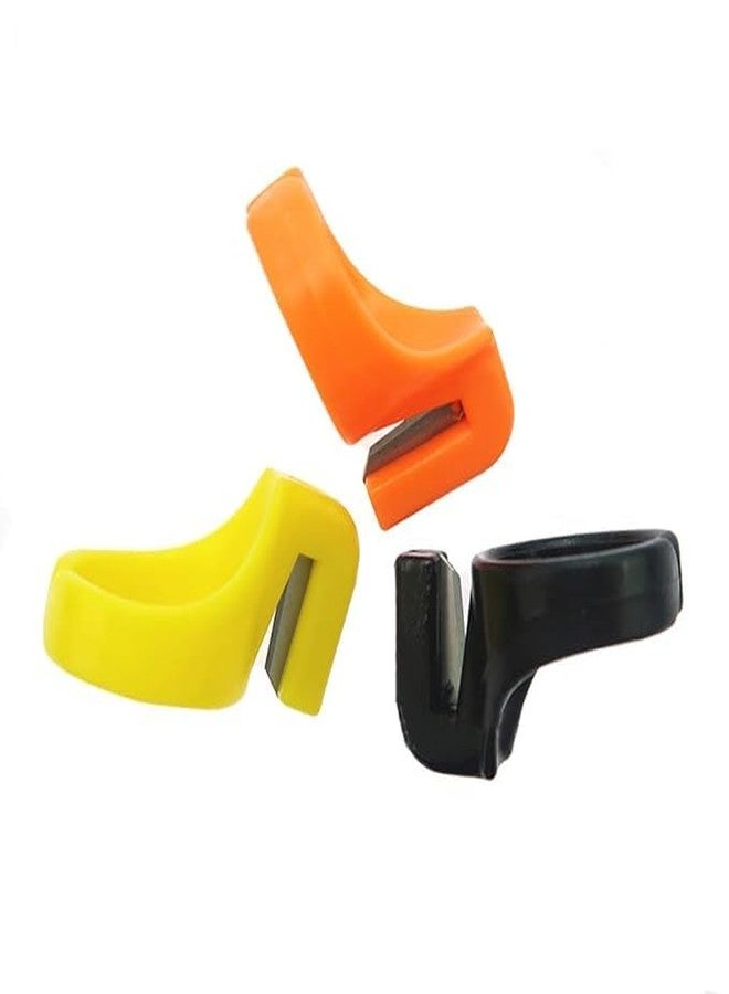 NTGS Plastic Quilting Sewing Thread Cutter Ring Line Finger Cutting Tool for Yarn Set of 3 - Image 1